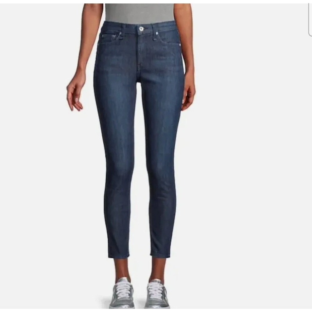 Rag & Bone Cate Mid Rise Skinny Ankle Stretch Jean In April Dark Wash Prep Sz 33